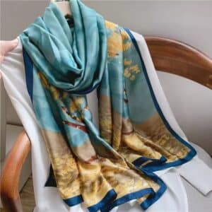 Grand foulard arbro de soie