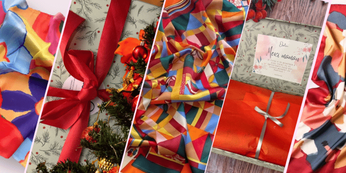 slide osatin coffret cadeaux personalisé foulard echarpe maman mami fete fin d'année fete des mere