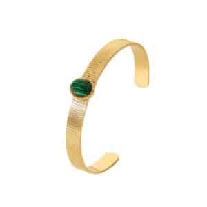 Bracelet perle verte en acier inoxydable ajustable le cadeau parfait pour vous rappeler quelque chose ou quelqu'un de spécial.